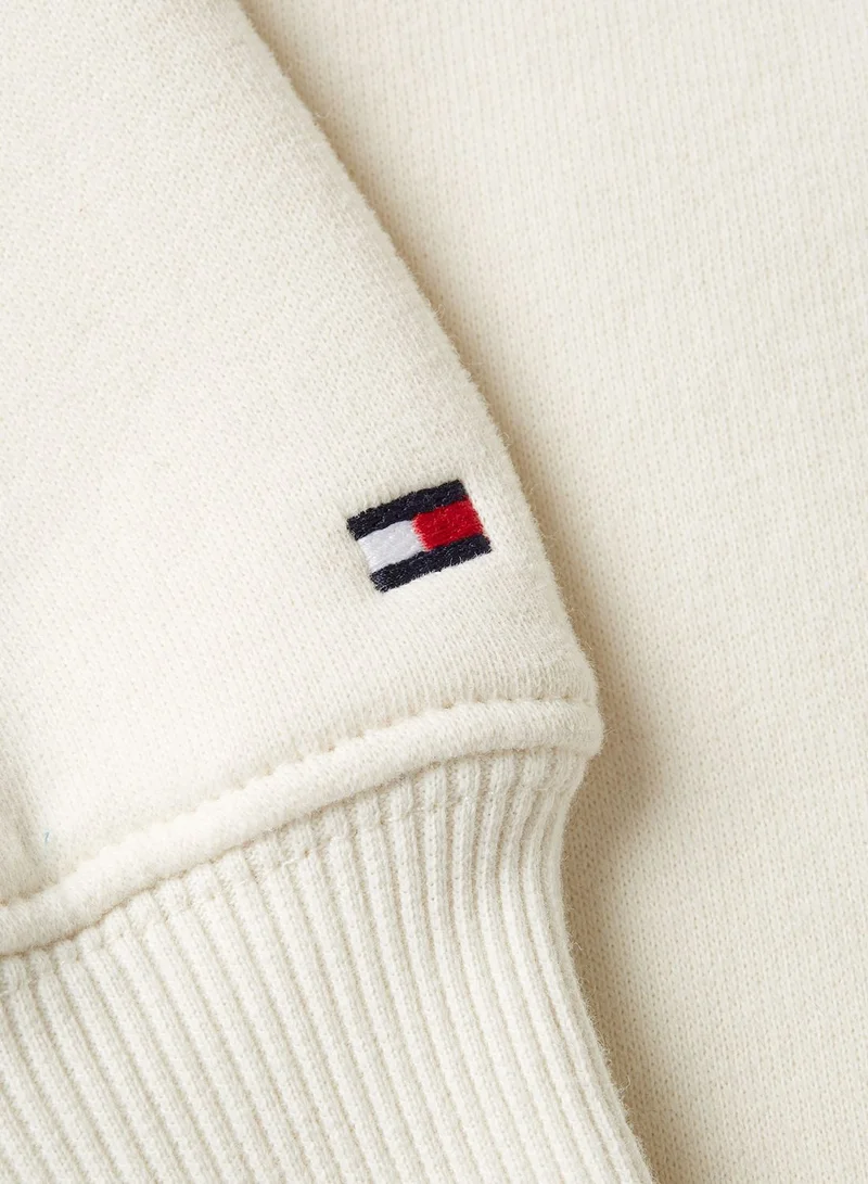 TOMMY HILFIGER Embroidered Logo Drawstring Hoodie