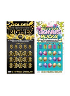 8 X Fake Lottery Tickets And Scratch Off Cards That Win - Funny Retirement Party Gifts & Gag Birthday Pranks For Men And Women - Hilarious Fake Lotto Tickets That Look Real - pzsku/Z163BCA752DE4F5F6FC5DZ/45/_/1732773967/7fb6a038-aefd-41a0-aaed-cac5dc5d8cca