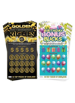 8 X Fake Lottery Tickets And Scratch Off Cards That Win - Funny Retirement Party Gifts & Gag Birthday Pranks For Men And Women - Hilarious Fake Lotto Tickets That Look Real - pzsku/Z163BCA752DE4F5F6FC5DZ/45/_/1732773971/d9d21a7a-488e-4380-a8e6-22b31eeb6369