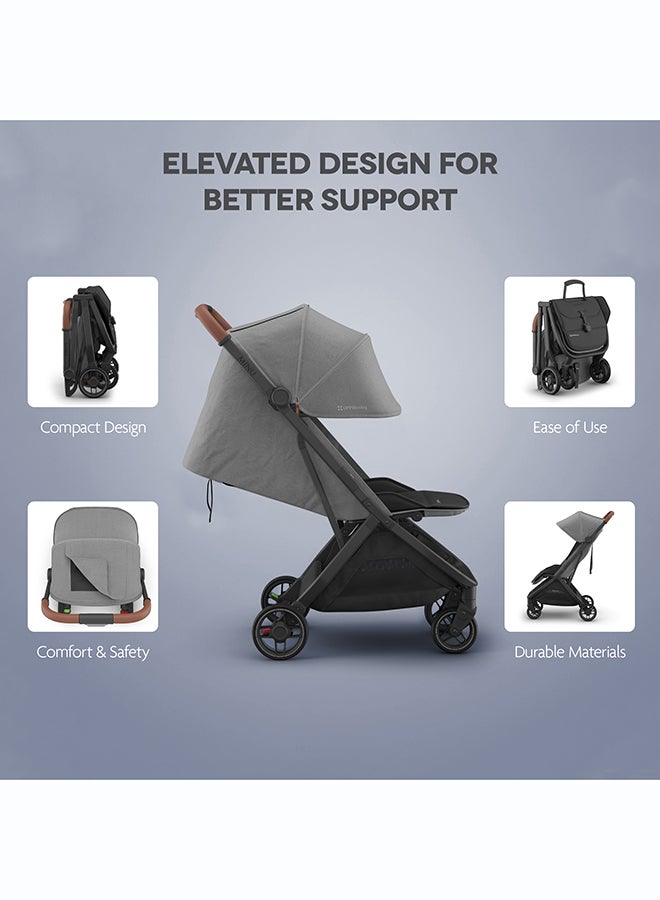 UPPAbaby Minu V3 Stroller Greyson Charcoal Mélange - Image 4