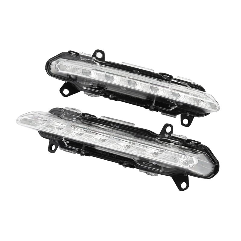 ضوء تشغيل نهاري LED Mhakrl لمرسيدس بنز SClass W221 S350 S450 S500 S550 CL550 CL600 CLS550 C250 C300 C350 R350 GLK350 ضوء ضباب أمامي DRL 2218201756 2218201856