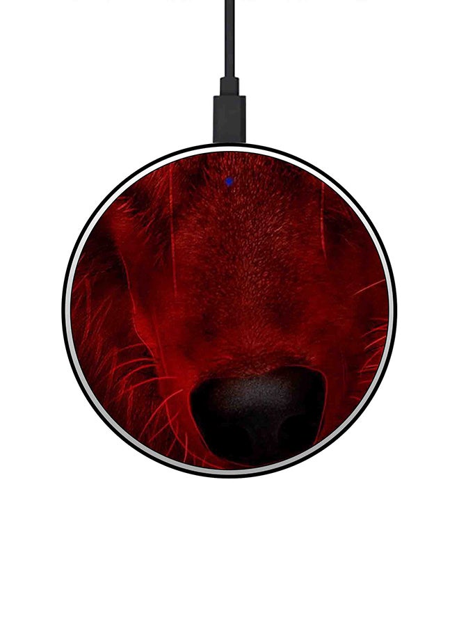 ثيودور شاحن لاسلكي سريع رفيع للغاية بقدرة 15 وات متعدد الألوان