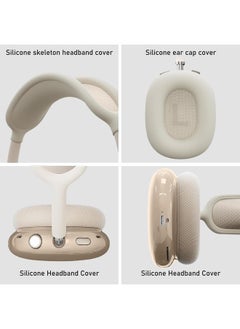 Aookay TPU Case Cover for AirPods Max 2/1 Headphones, Ear Pad Case/Ear Cups Cover/Headband Cover for AirPods Max, Accessories Soft Silicone Skin Protector (Star Light)  - Image 4