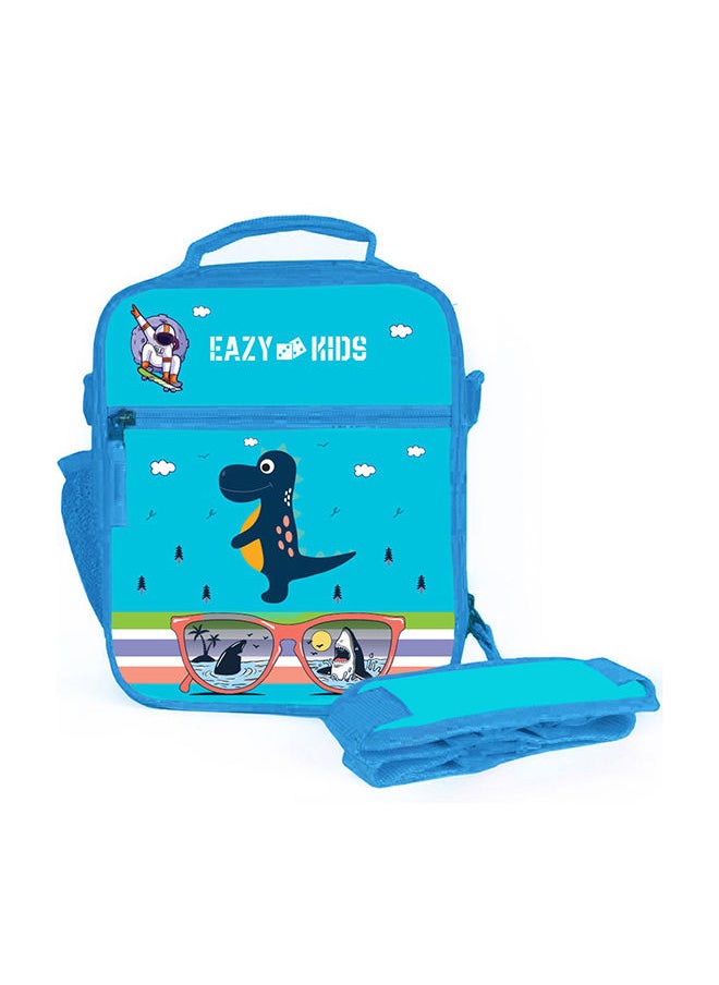 Eazy Kids Bento Boxes With Insulated Lunch Bag Combo - Jawsome Shark Blue  - Image 4