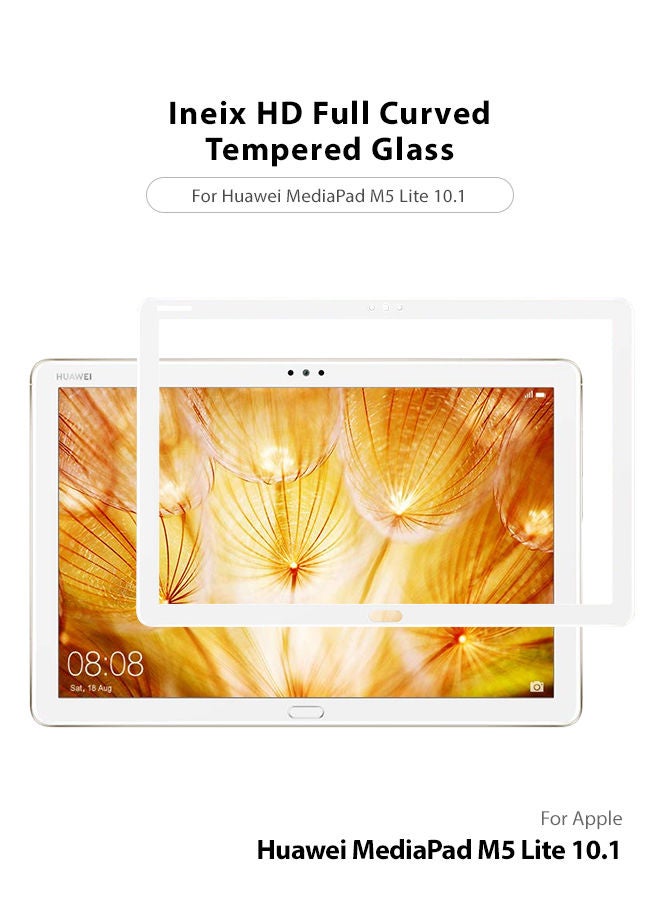 INEIX Full Screen Edge to Edge Screen Protector  For Huawei MediaPad M5 Lite 10.1 - White  - Image 1
