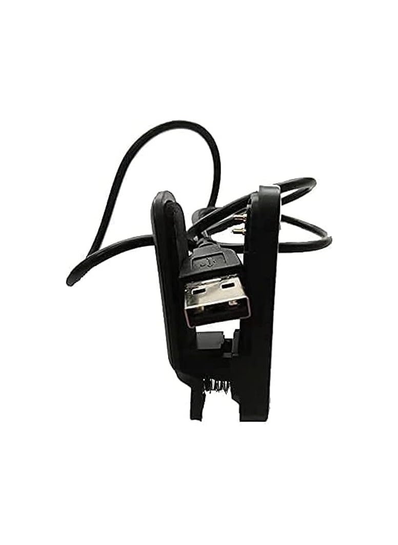 ماركة غير محددة - شاحن للساعة الذكية متوافق مع FT 80/FT 50/T500/T5s-أسود - Image 1