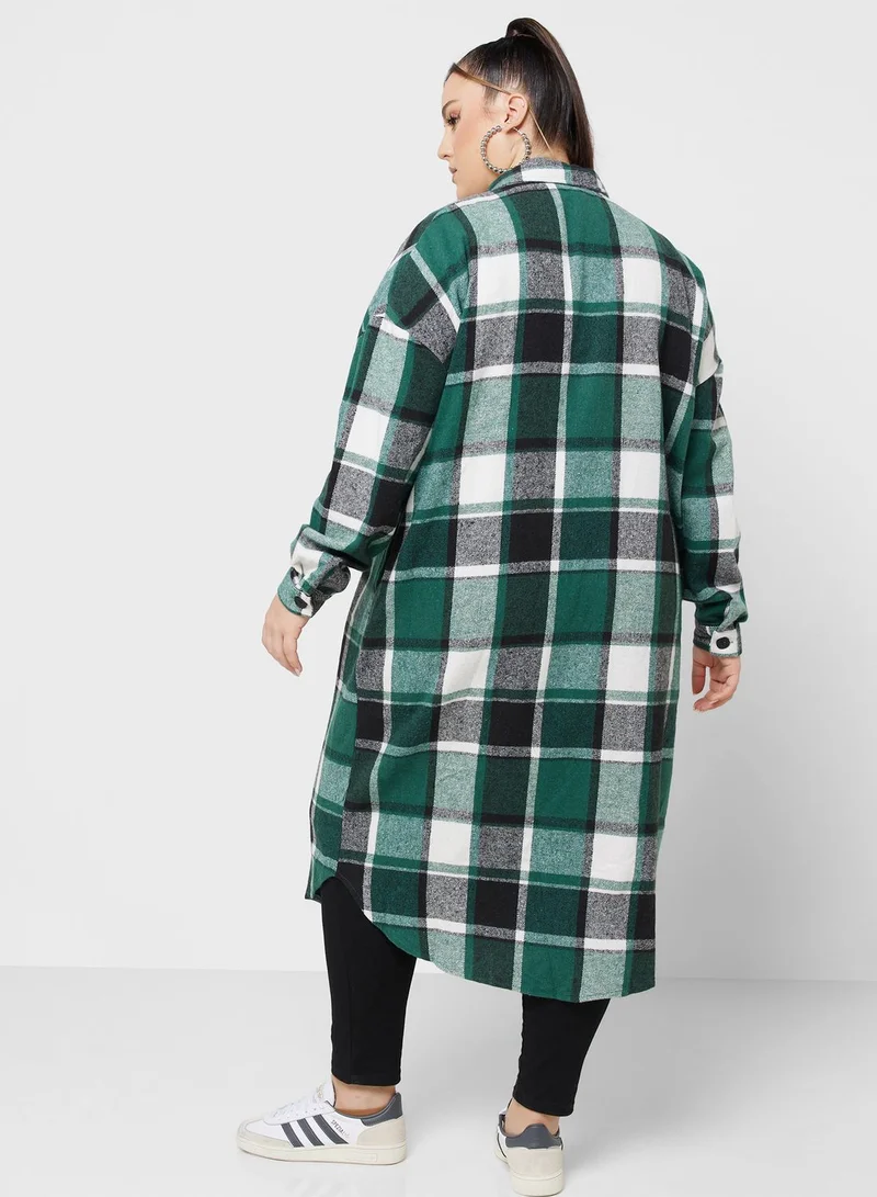 Ginger Plus Longline Shacket