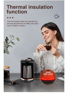 sokany Turkish Coffee Maker Electric Coffee Pot 4 Cups 250ml 550W SK-0136 Black Red  - Image 5