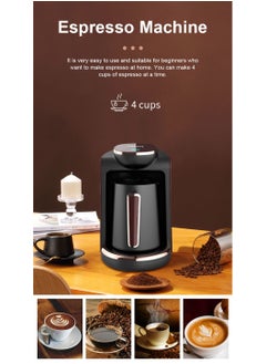 sokany Turkish Coffee Maker Electric Coffee Pot 4 Cups 250ml 550W SK-0136 Black Red  - Image 4