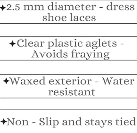 Demoda Athletic Waxed Brown Shoe Laces for Formal Shoes(Pack of 3 pair) 80cm - Image 4