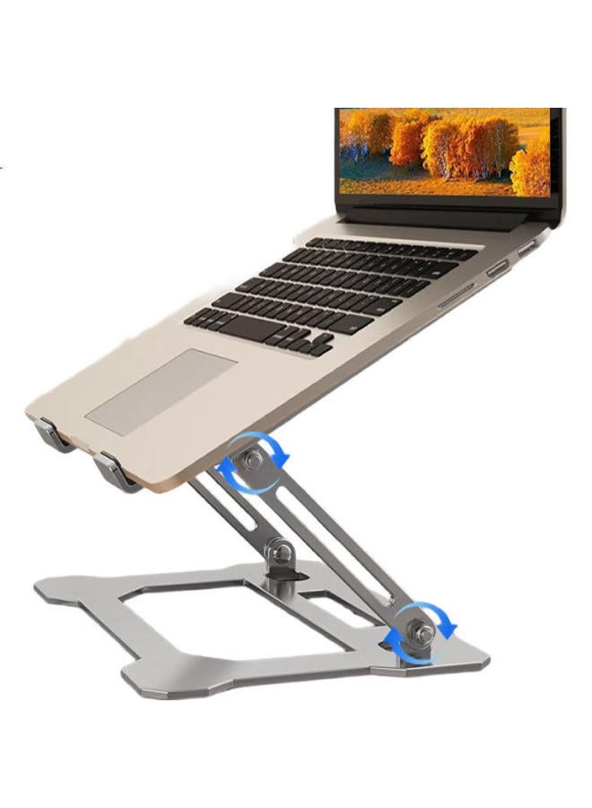 Atscore Laptop Stand Cooling Stand Vertical Lifting Heightening Computer Stand Base Suitable For Apple Macbook Huawei Lenovo Legion Dell Folding Stand - Image 1