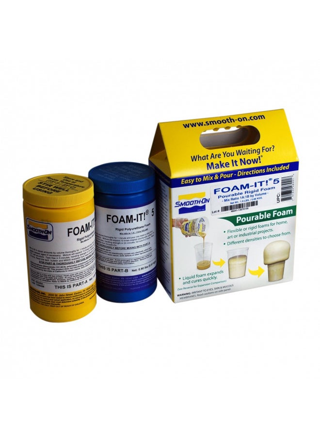 Smooth-On Foam-iT! 5 - Rigid Polyurethane Foam - Pint Unit  - Image 1