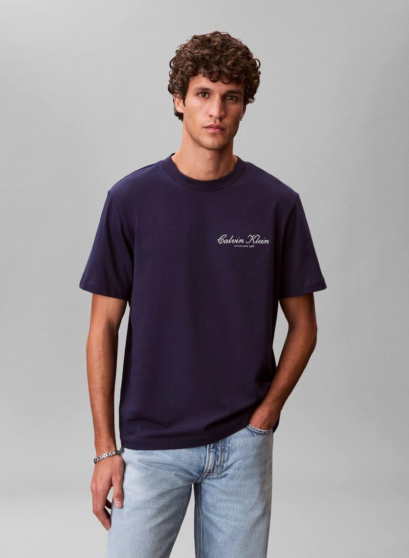 Calvin Klein Jeans Embroidered Logo T-Shirt - Image 1