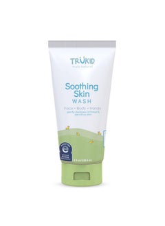 TruKid Soothing Skin Eczema Face And Body Wash Neaaccepted For Eczema Soothes & Prevents Irritation Fragrancefree Stops Itching Protects Irritated & Sensitive Skin Natural 8Oz Tube  - Image 1