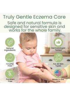 TruKid Soothing Skin Eczema Face And Body Wash Neaaccepted For Eczema Soothes & Prevents Irritation Fragrancefree Stops Itching Protects Irritated & Sensitive Skin Natural 8Oz Tube  - Image 3
