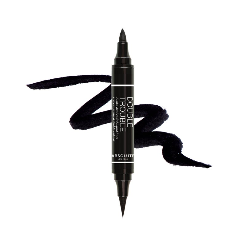 Absolute New York Double Trouble Liner Super Slim Angled Tip Double Ended Liner - Image 1