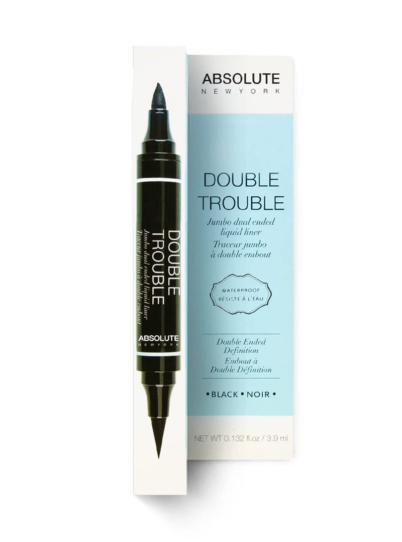 Absolute New York Double Trouble Liner Super Slim Angled Tip Double Ended Liner - Image 2