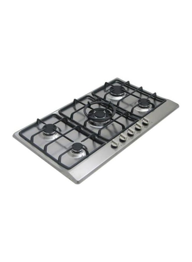 كيتشن لاين موقد كيتشن لاين غاز مدمج، 90 سم، 5 شعلات، فولاذ مقاوم للصدأ ، ZP.GGE5026 - Image 1