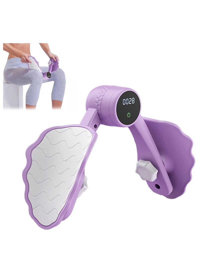 KASTWAVE - Pelvic Floor Trainer, Thigh Master Thigh Exerciser with Counter & Adjustable Resistance, Intelligent Recording Data, 360° Rotatable, Hip Trainer, Inner Thigh Exercise Equipment for Women - Image 1