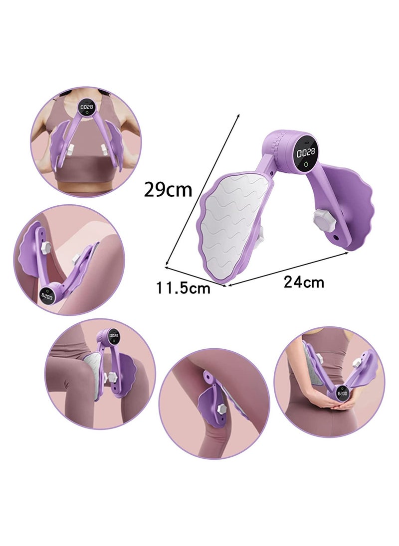 KASTWAVE - Pelvic Floor Trainer, Thigh Master Thigh Exerciser with Counter & Adjustable Resistance, Intelligent Recording Data, 360° Rotatable, Hip Trainer, Inner Thigh Exercise Equipment for Women - Image 1