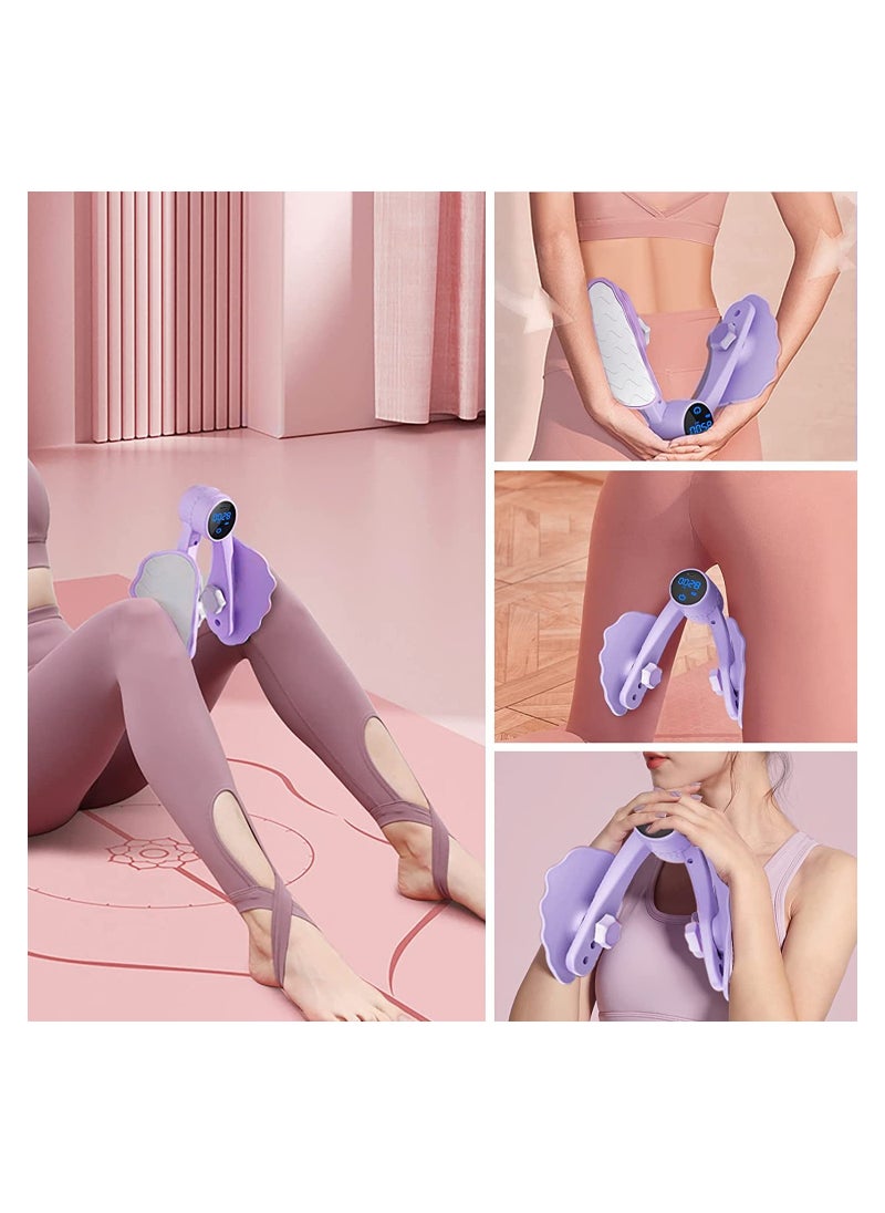 KASTWAVE - Pelvic Floor Trainer, Thigh Master Thigh Exerciser with Counter & Adjustable Resistance, Intelligent Recording Data, 360° Rotatable, Hip Trainer, Inner Thigh Exercise Equipment for Women - Image 1