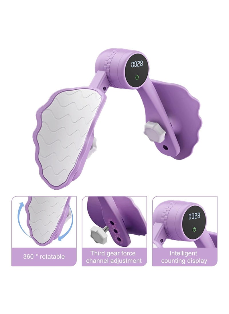 KASTWAVE - Pelvic Floor Trainer, Thigh Master Thigh Exerciser with Counter & Adjustable Resistance, Intelligent Recording Data, 360° Rotatable, Hip Trainer, Inner Thigh Exercise Equipment for Women - Image 1