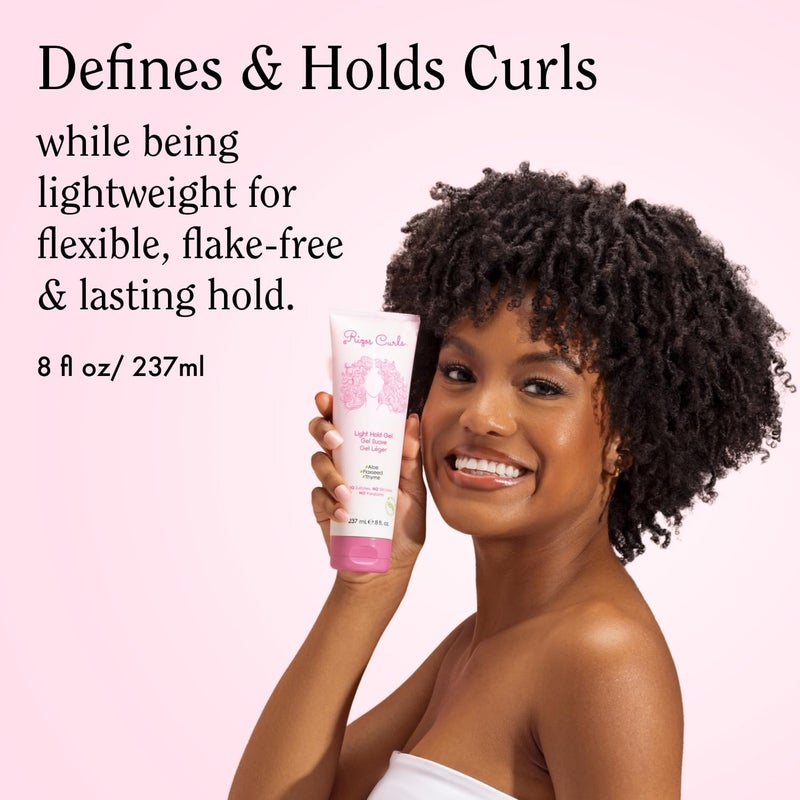 Rizos Curls جل ريزوس كيرلز للسفر بتثبيت خفيف، يحدد مع تثبيت مرن، خالي من القشور وبدون تجاعيد للشعر الكثيف، يرطب ويقاوم الرطوبة مع الألوة فيرا وبذور الكتان، 2.5 أونصة - Image 2
