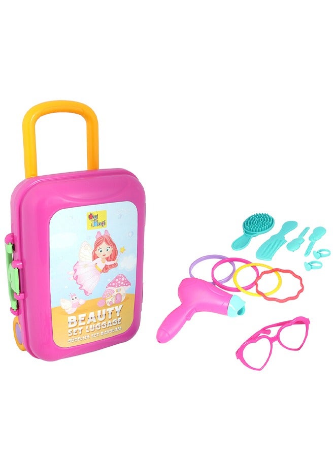 Ogi Mogi Toys Kids Hair Styling and Makeup Toy Beauty Set, 18 Pieces Hairdressing Salon Toys, Non-Toxic Pretend Role Play Toy Sets, Toys for Little Girls & Toddlers, Gift for Girls  - Image 5