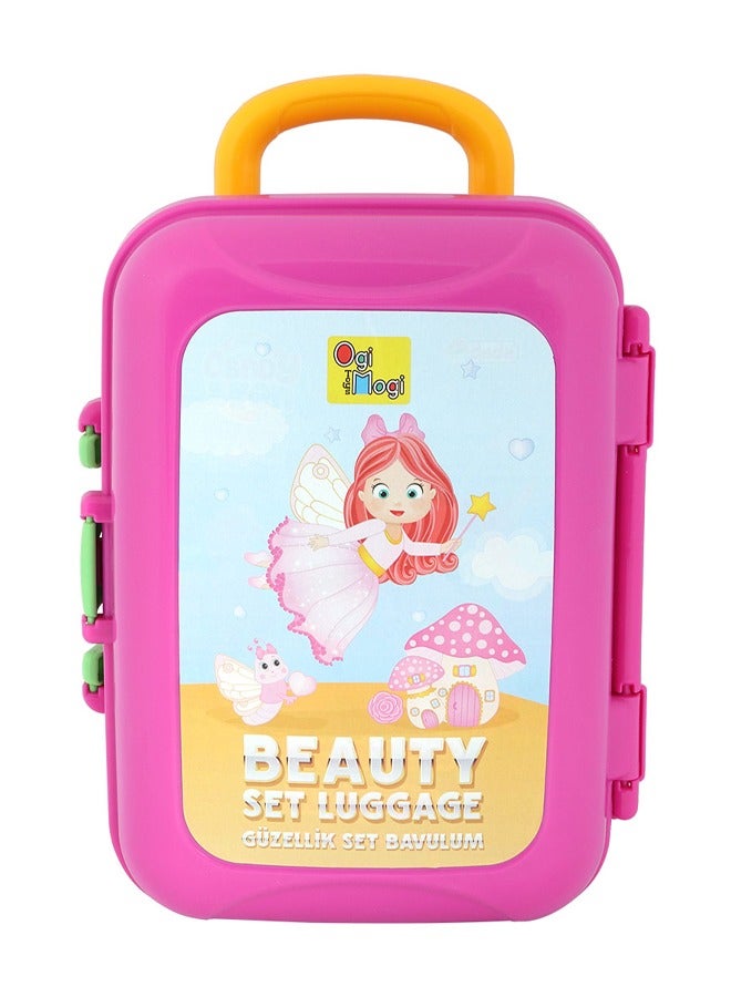 Ogi Mogi Toys Kids Hair Styling and Makeup Toy Beauty Set, 18 Pieces Hairdressing Salon Toys, Non-Toxic Pretend Role Play Toy Sets, Toys for Little Girls & Toddlers, Gift for Girls  - Image 2