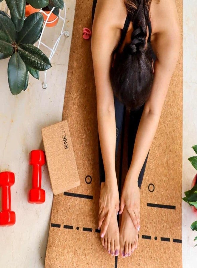 ONEarth Cork Yoga Mat - Non-Slip, Sustainable Workout Mat for Yoga, Pilates, and Fitness - Image 4