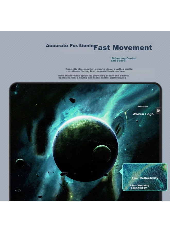 Lesailes Feidun Han Gaming Mouse Pad, Fps Smooth Gaming, Large And Small Sizes, Fine Texture Jacquard, Computer Desk Pad, Atk Kongzhuowei Chidu Red Dye, 2mm Deep Edge, 480x400x5 - Image 3