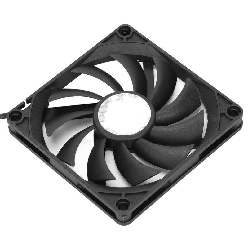Cooling Fan Ultra Thin 4 PIN PWM Intelligent Speed Regulation Chassis Fan with Screw Bag for Computer Chassis - Image 2