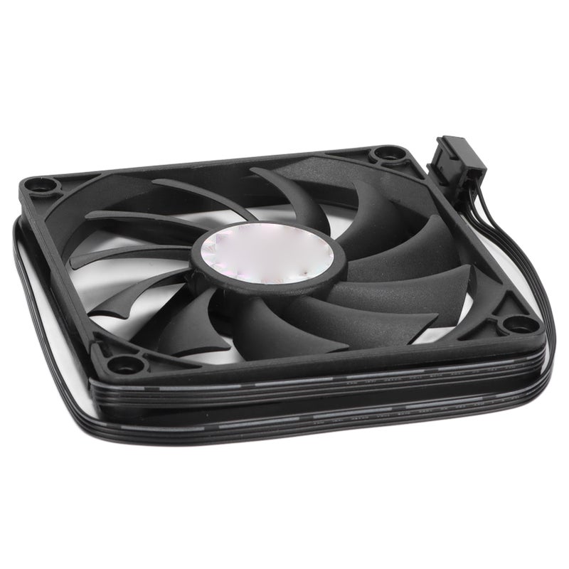Cooling Fan Ultra Thin 4 PIN PWM Intelligent Speed Regulation Chassis Fan with Screw Bag for Computer Chassis - Image 3