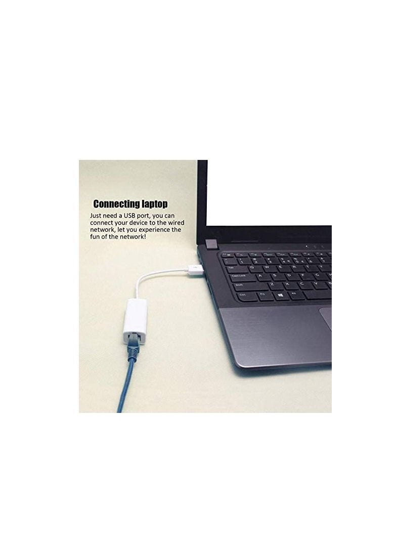 Generic USB C Type C to Ethernet Adapter Portable Laptop Tablet PC USB2.0 Hub RJ45 Network Card Lan Adapter  - Image 4