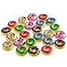DOMG Donut Erasers for Kids 24 Pieces 3D Cute Food Puzzle Mini Eraser Cool Fun Take Apart Desk Pet Erasers for Girls - Image 3