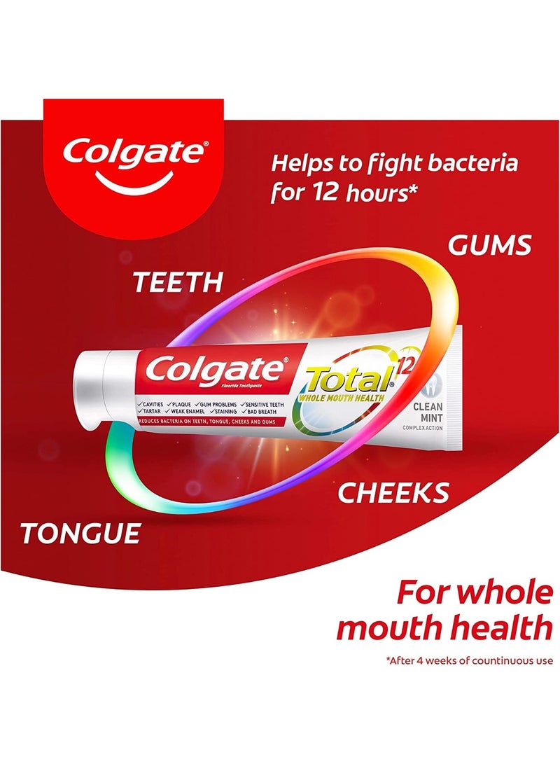 كولجيت معجون الأسنان 100 مل توتال 12 بالنعناع المنعش - Image 5