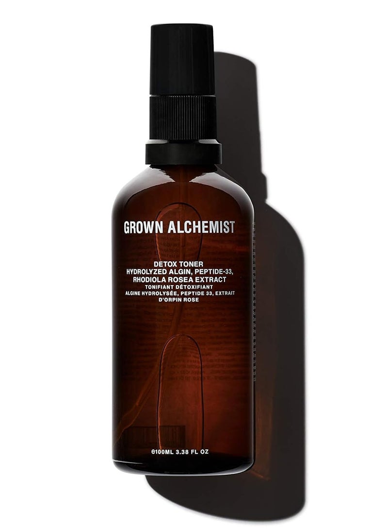 Grown Alchemist Detox Face Toner Reishi Mushroom PHA Ginseng Toner for Face Hydrating and Repairing Bioactive Antioxidants for Mature Skin Brightening Glow Natural Organic Skincare Toner 100 ml - Image 1