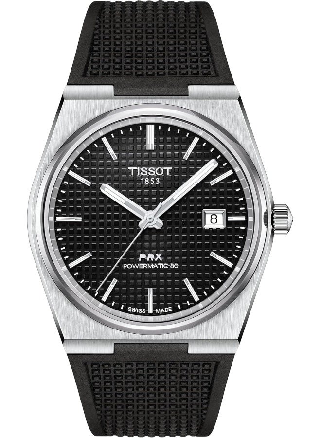 TISSOT Men's PRX Powermatic 80 316L Stainless Steel case Automatic Watch T137.407.17.051.00  - Image 1