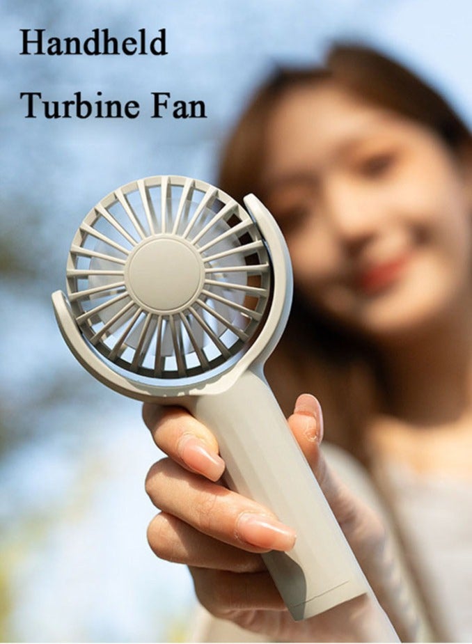 Carebao 3-Speed Mini Portable Fan, 1200mah USB Rechargeable Desktop Fan, Strong Airflow and Low Noise, Adjustable Angle, Suitable for Outdoor, Office, And Bedroom - Image 2