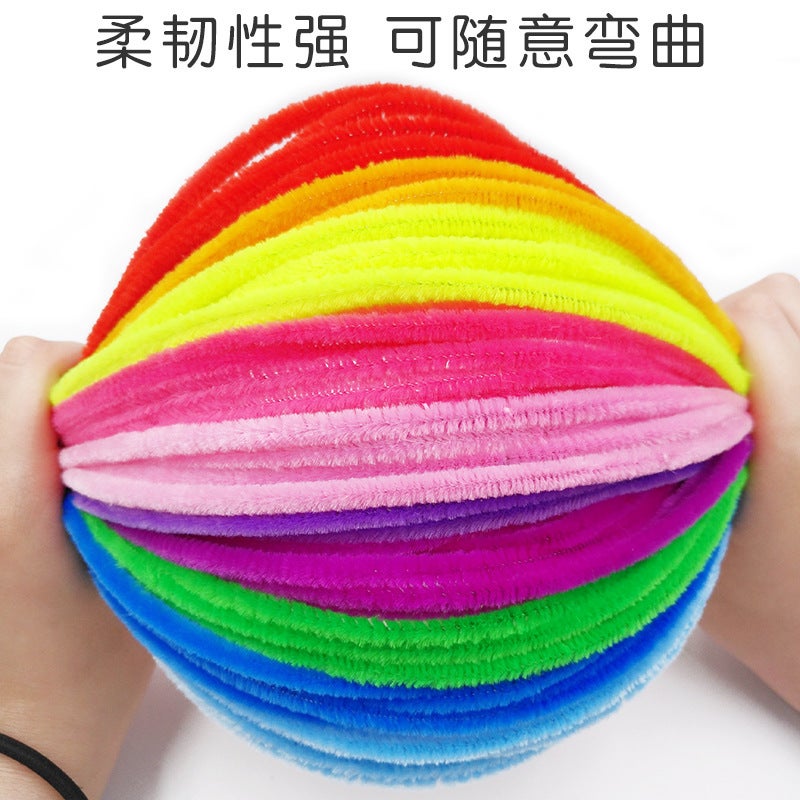 Hairy Root Wool Twist Bar Kindergarten Diy Educational Toys Twist Bar Preschool Education Materials Hairy Root - Image 5