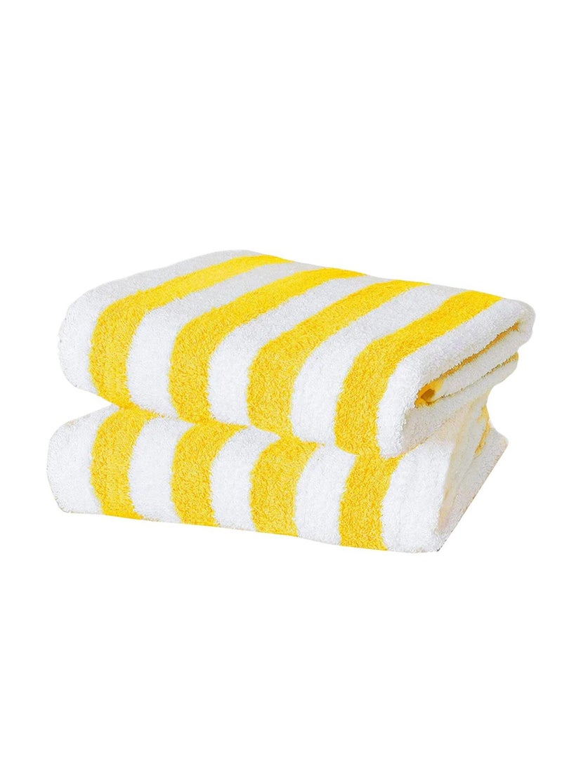 Home Smart Beach Towel Soft Quick Drying Set of 2 Towels Perfect for the Beach, Pool, and Summer Adventures - Image 1