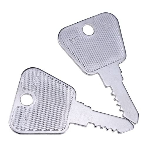 JZGRDN 2PCS Ignition Keys T2545-41151 Compatible with Kioti Tractor LB1914 LK2554 LK30 LK3054 - Image 1