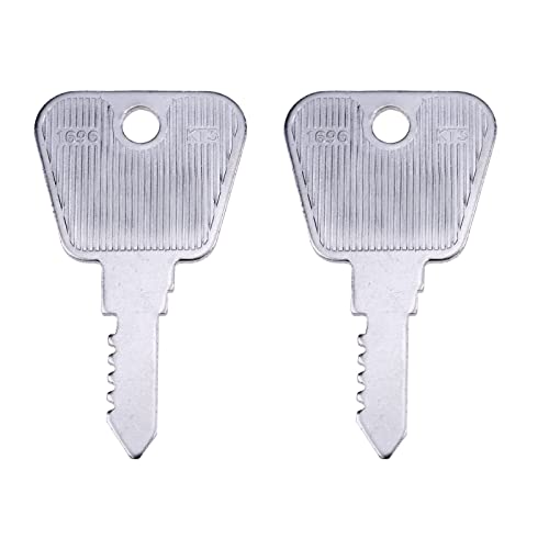 JZGRDN 2PCS Ignition Keys T2545-41151 Compatible with Kioti Tractor LB1914 LK2554 LK30 LK3054 - Image 2