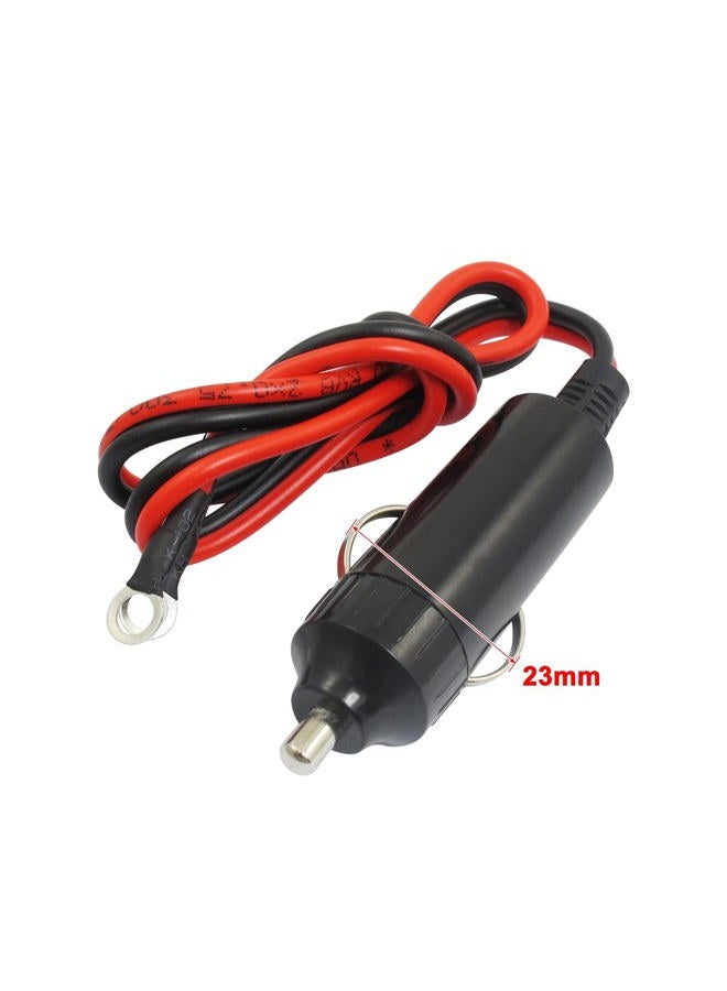 uxcell sourcingmap DC 12V Car Auto Male Cigarette Lighter Adapter with 42cm Cable - Image 3