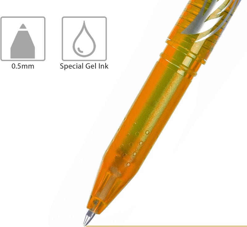 RIANCY Erasable Pens Erasable multicolored Gel Ink Rolling Ball Extra Fine point Smooth Writing 0.7mm pens with Eraser For Students Classroom Teacher Office Stationary School Supplies Gifts(8colors) - Image 5