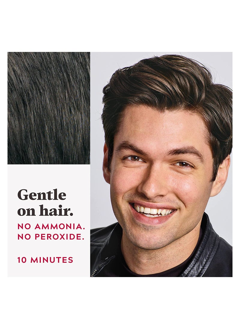 Just For Men - Just For Men Easy Comb-In Color , Gray Hair Coloring for Men with Comb Applicator Included, Easy No Mix Application - Dark Brown, A-45 - Image 1