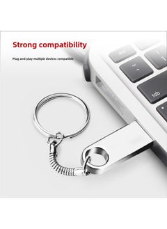 Generic U Disk LOGO Brand Lettering Metal Waterproof U Disk Enterprise Gift U Disk Usb 3.0u Disk Car Music-Color:Golden-USB2.0-Capacity:512MB  - Image 3