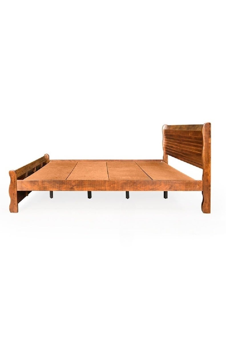 ROYALOAK NewYork King Size Solid Wood Bed Modern Design Strong Sturdy Base Durable Wooden Bed for Bedroom - Image 5