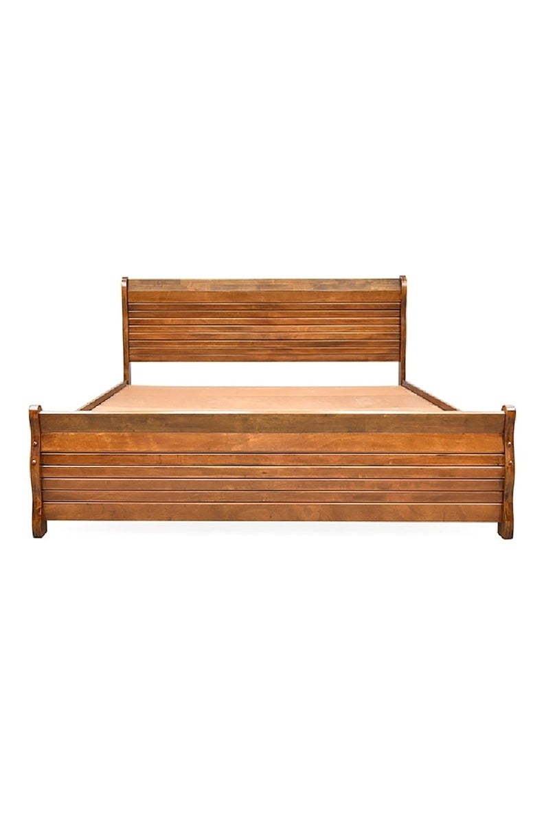ROYALOAK NewYork King Size Solid Wood Bed Modern Design Strong Sturdy Base Durable Wooden Bed for Bedroom - Image 4