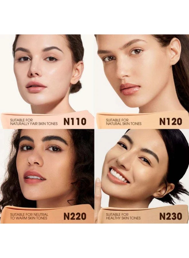 OTWOO O.TWO.O Matte Finish Liquid Foundation – High Coverage, Long-Wear Base(N120) - Image 2